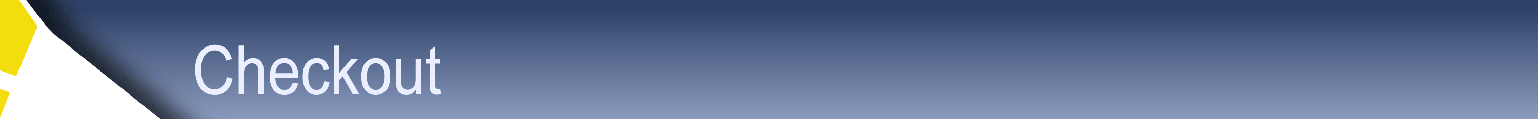 Checkout